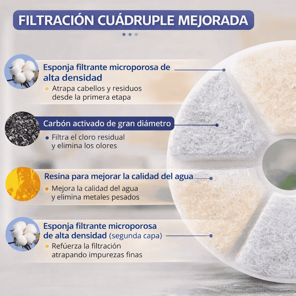 Fuente de Agua de Acero Inoxidable 2.5L