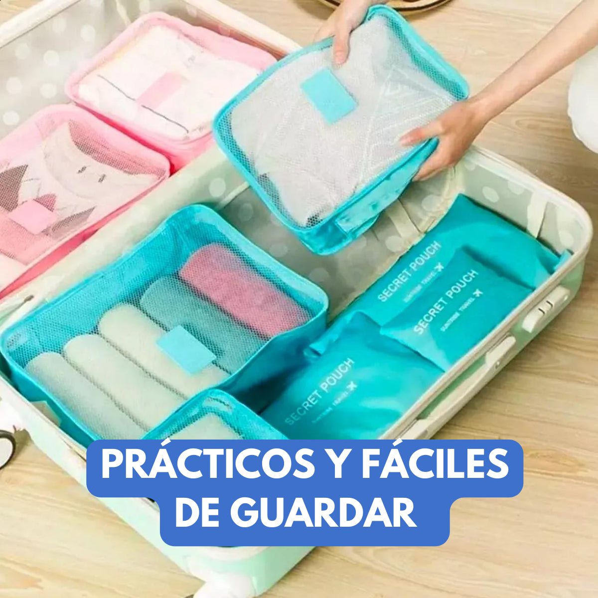 ORGANIZADOR DE EQUIPAJE PORTATIL SET X6