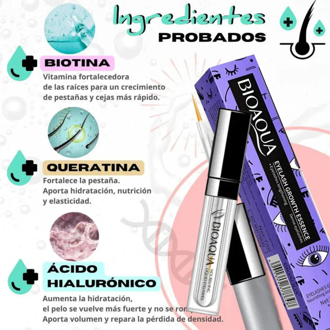 SERUM X10 🚀 CRECIMIENTO ACELERADO + 3 PARCHES DE COLAGENO 🎁 || BIOAQUA