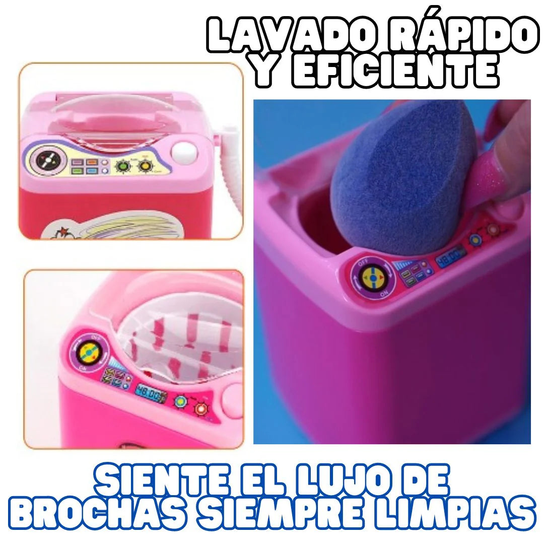 MINI LAVADORA DE BROCHAS DE MAQUILLAJE