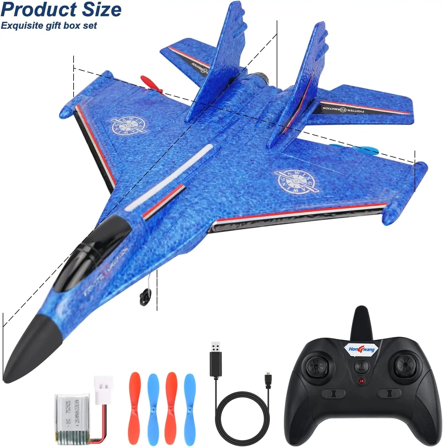 Avión Indestructible Control Remoto 🛩️ ZY530