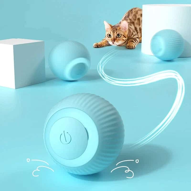 Pelota gravitacional eléctrica para mascotas