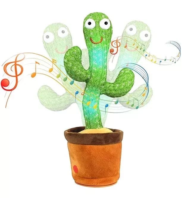 Cactus bailarín: imita voz, canta.