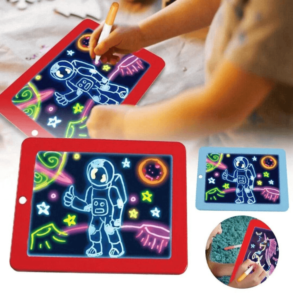 Tablero Dibujo Magic Pad Luz Led + Plant