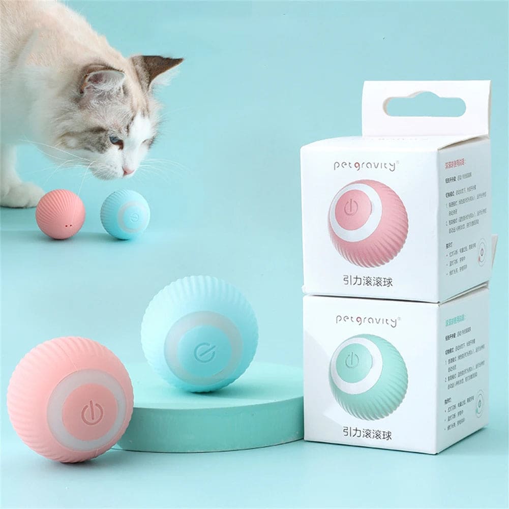 Pelota gravitacional eléctrica para mascotas