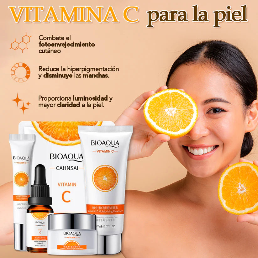 Kit x 5 Vitamina C ||  Tratamiento Facial || BIOAQUA