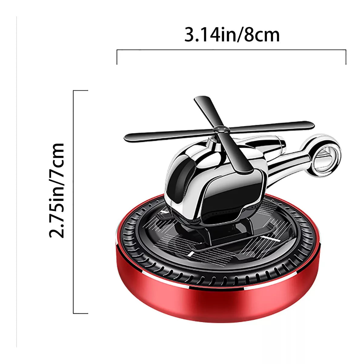 Ambientador De Carro || Energía Solar Helicóptero  🚁