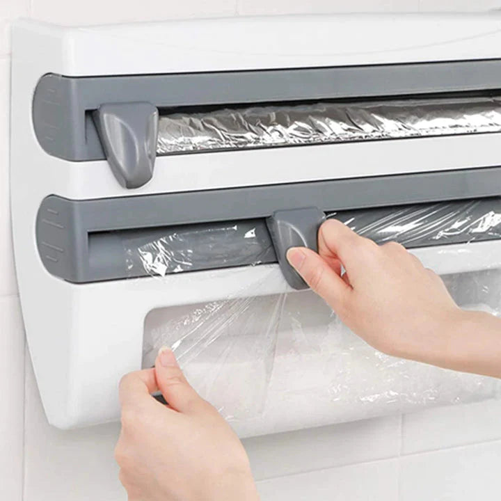 Organizá tu cocina con este dispenser triple para tener a mano el