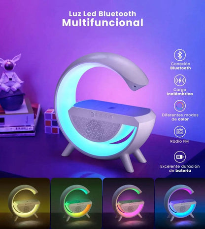 Lámpara Parlante Bluetooth Luz G Rgb