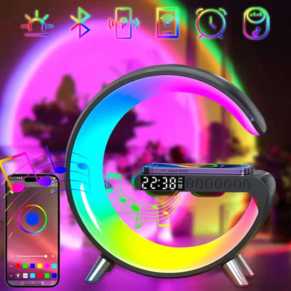 Lámpara Parlante Bluetooth Luz G Rgb