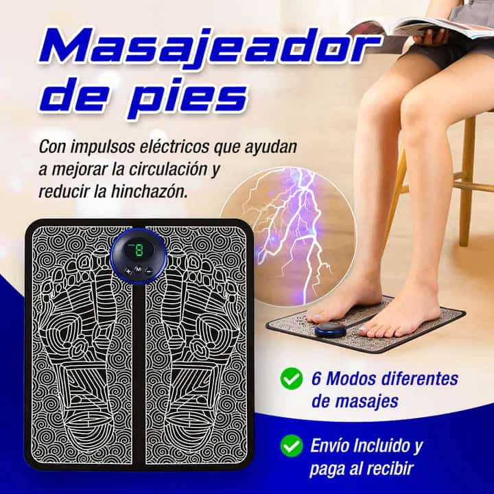 Tapete masajeador para pies